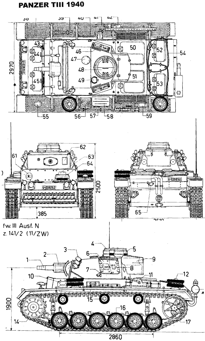 Panzer III Bauplan