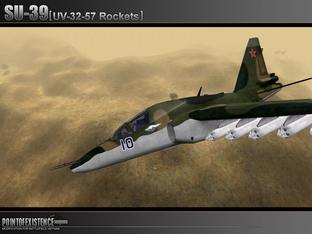 Su-39 mit Raketen