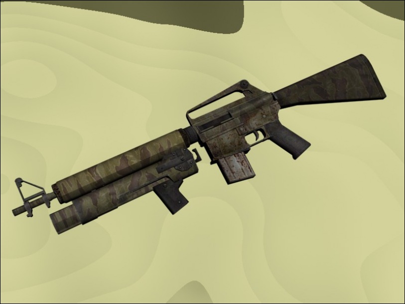 M16 mit Granatwerfer