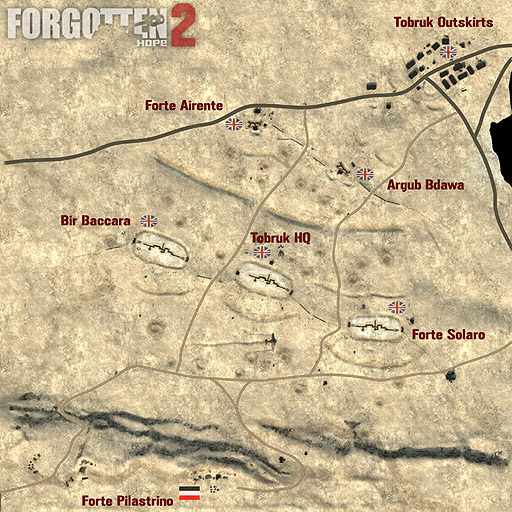 Siege of Tobruk Minimap