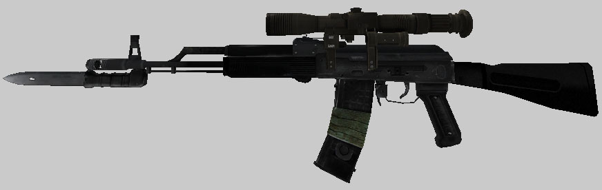 AK-74 mit Bajonett