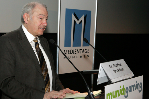 Günther Beckstein bei Munich Gaming Konferenz