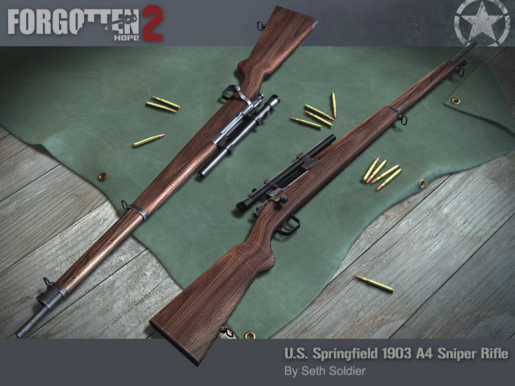 Springfield 1903 A4 Sniper Rifle