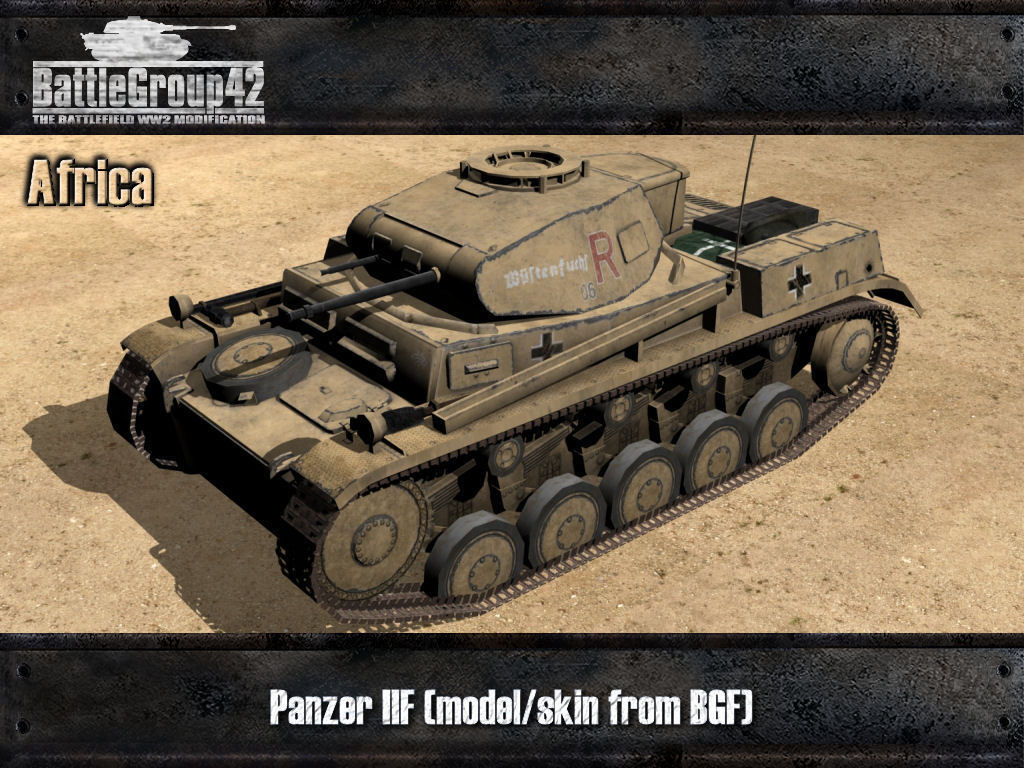 Panzer IIF Afrika (Model/Skin von BGF)