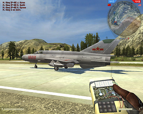 MiG-21 Metallgrau Ingame