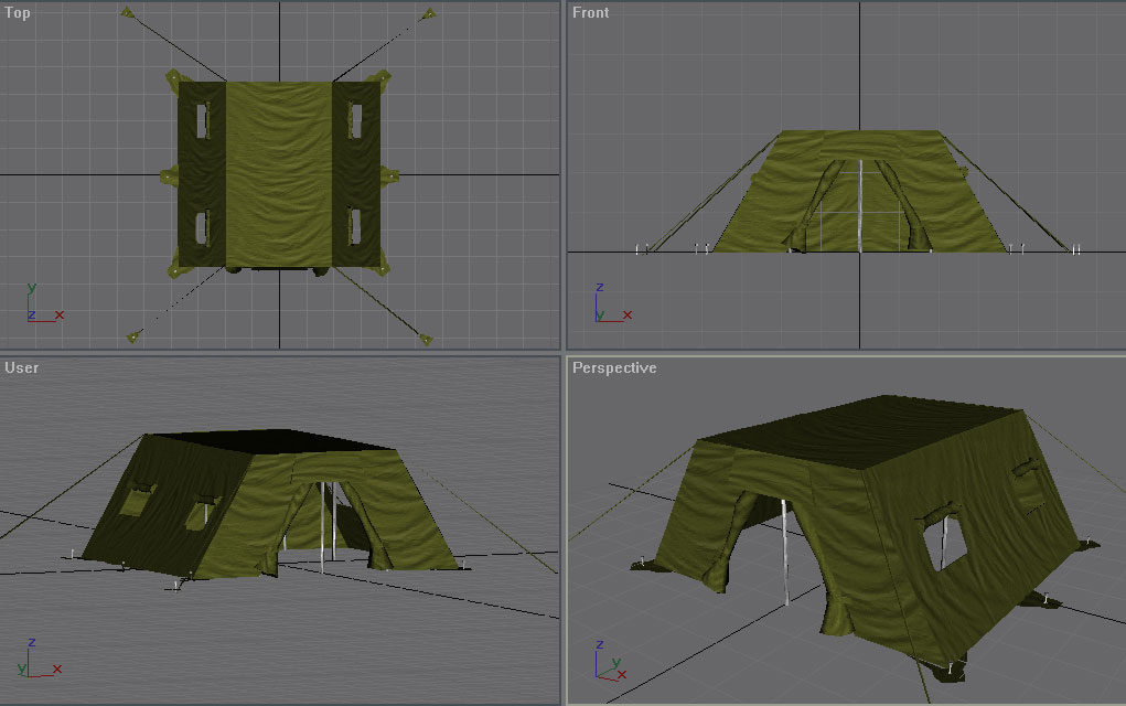 Neues Zelt