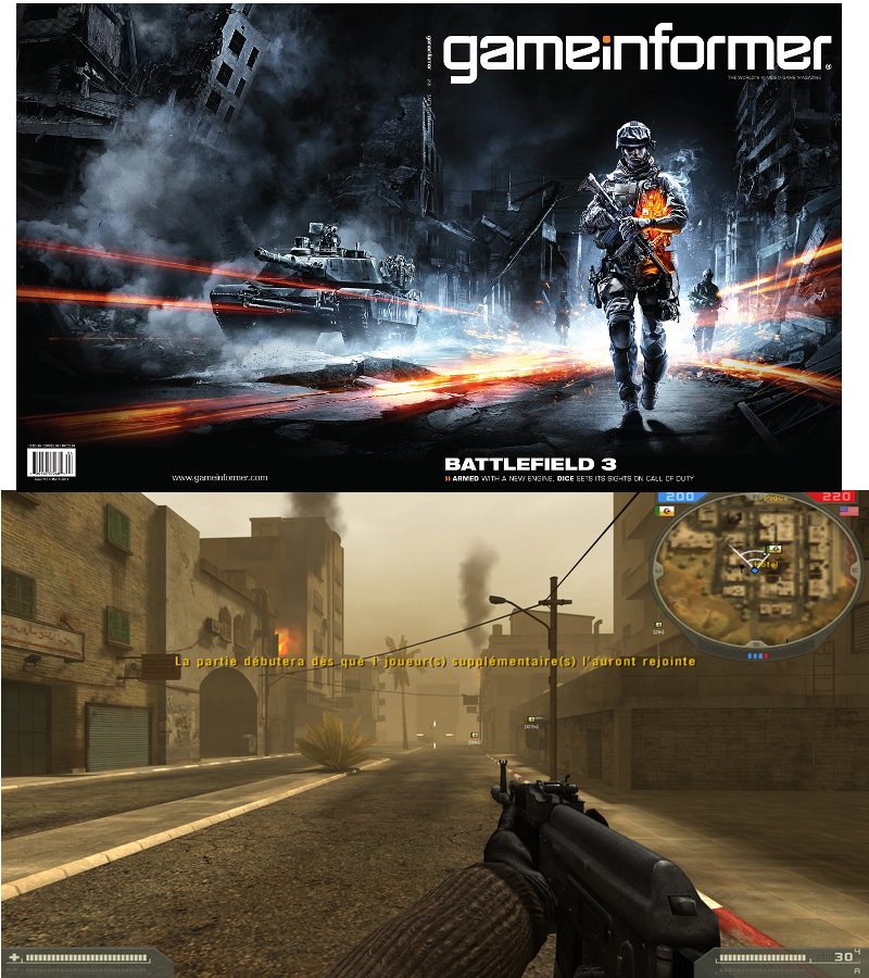 Battlefield 3 Karkand-Vergleich