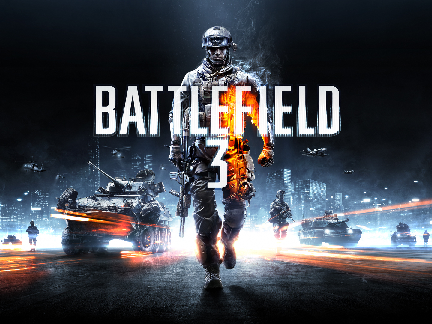 Battlefield 3 Walli 4x3 Logo