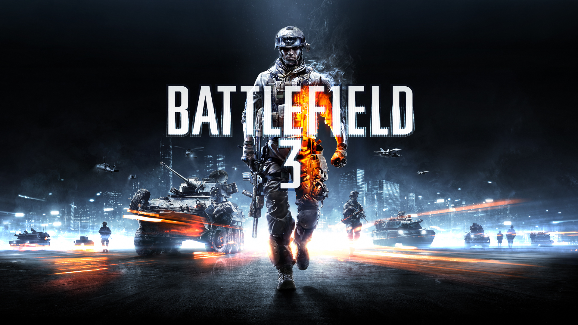 Battlefield 3 Walli 16x9 Logo