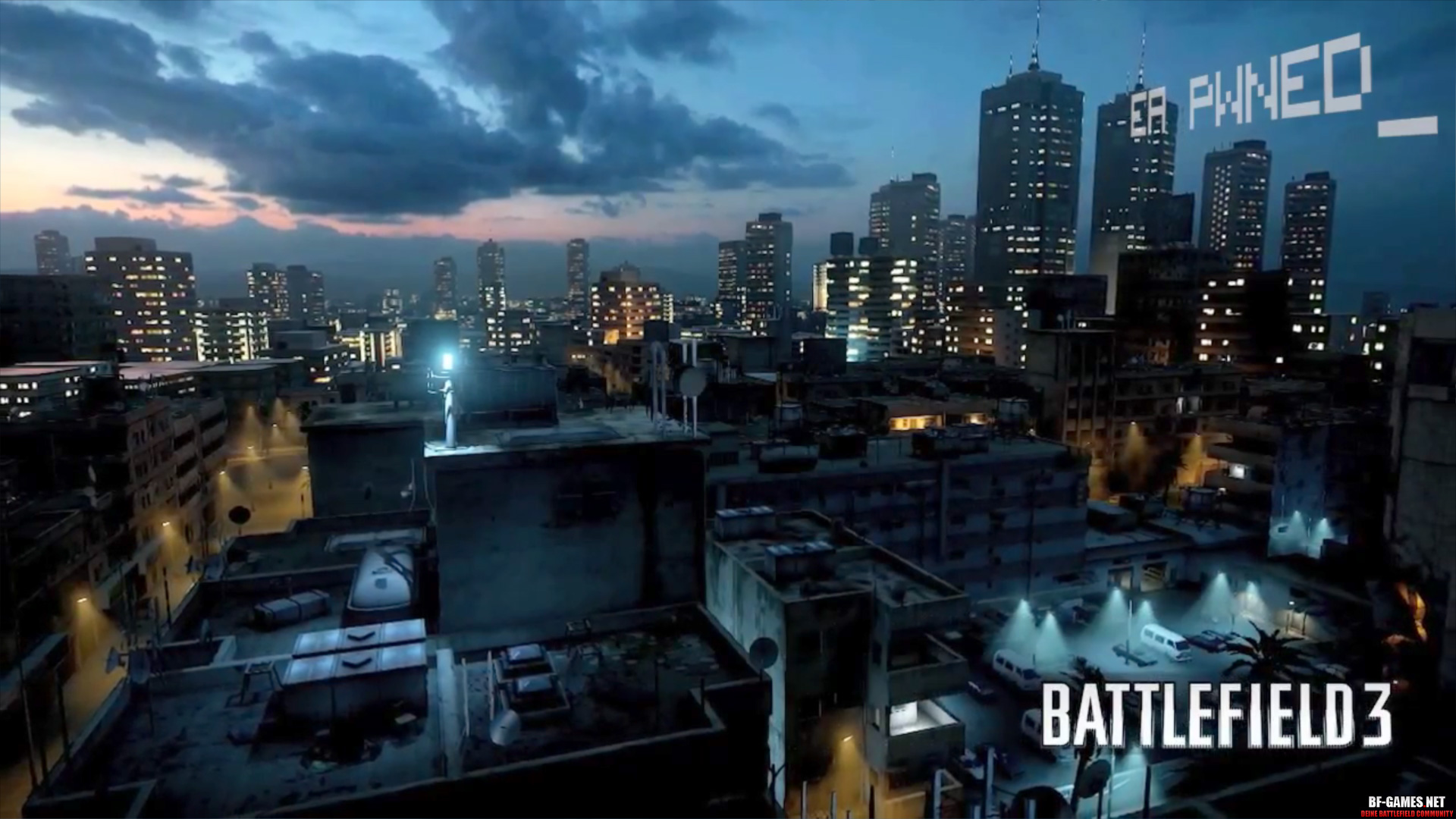 Battlefield 3 - Sulaymaniyah nachts