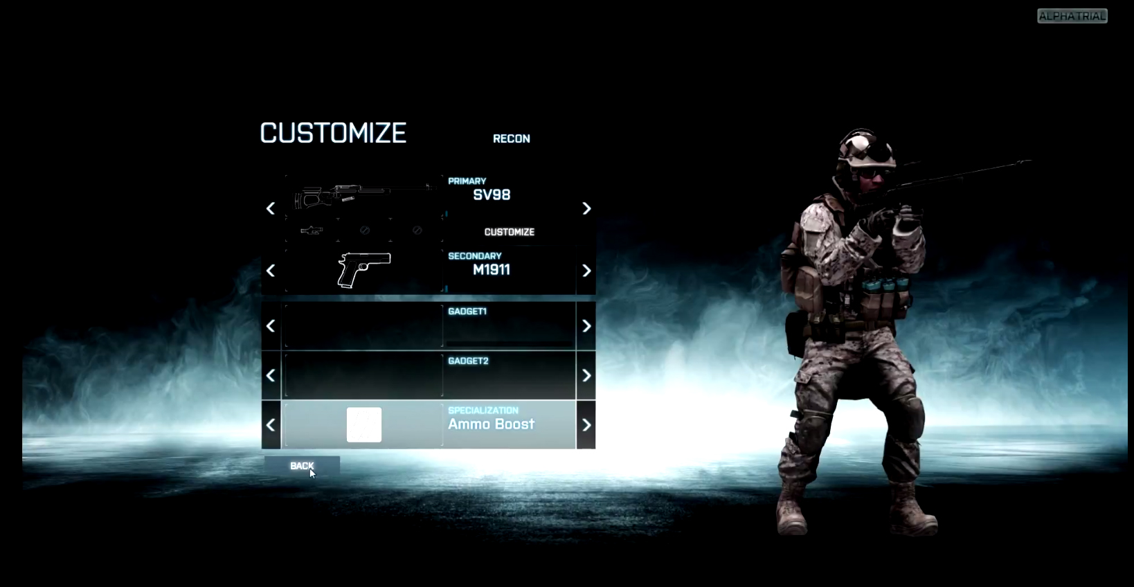 Kit-Zusammenstellung in Battlefield 3