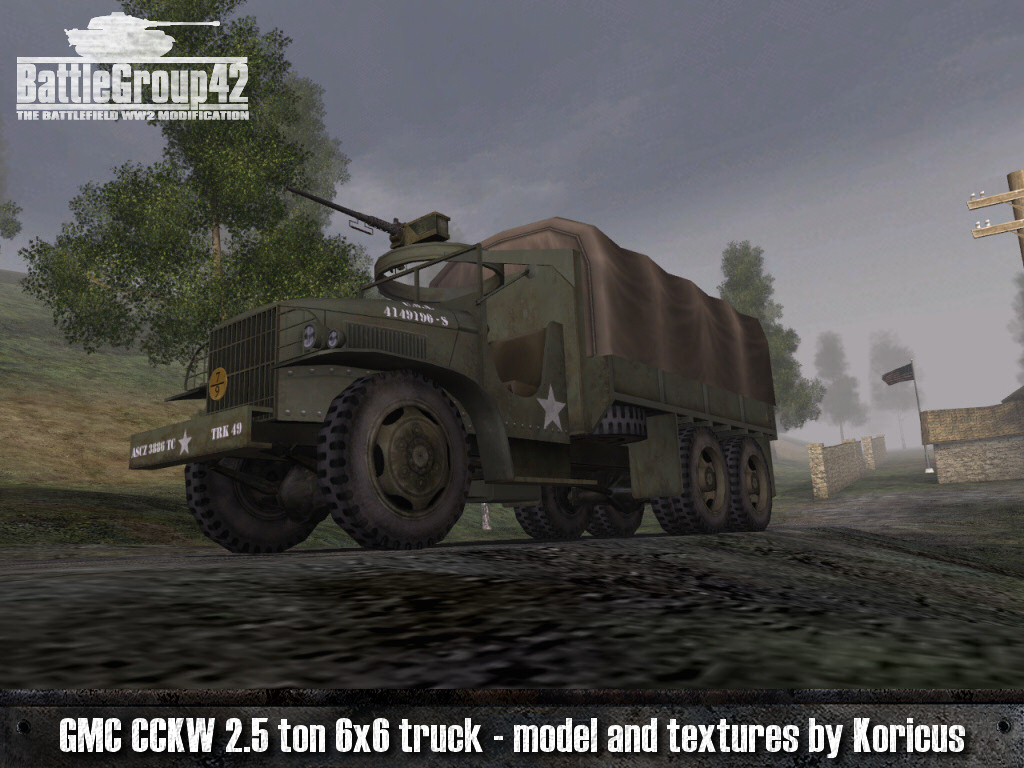 GMC CCKW 2.5 ton 6x6 Truck