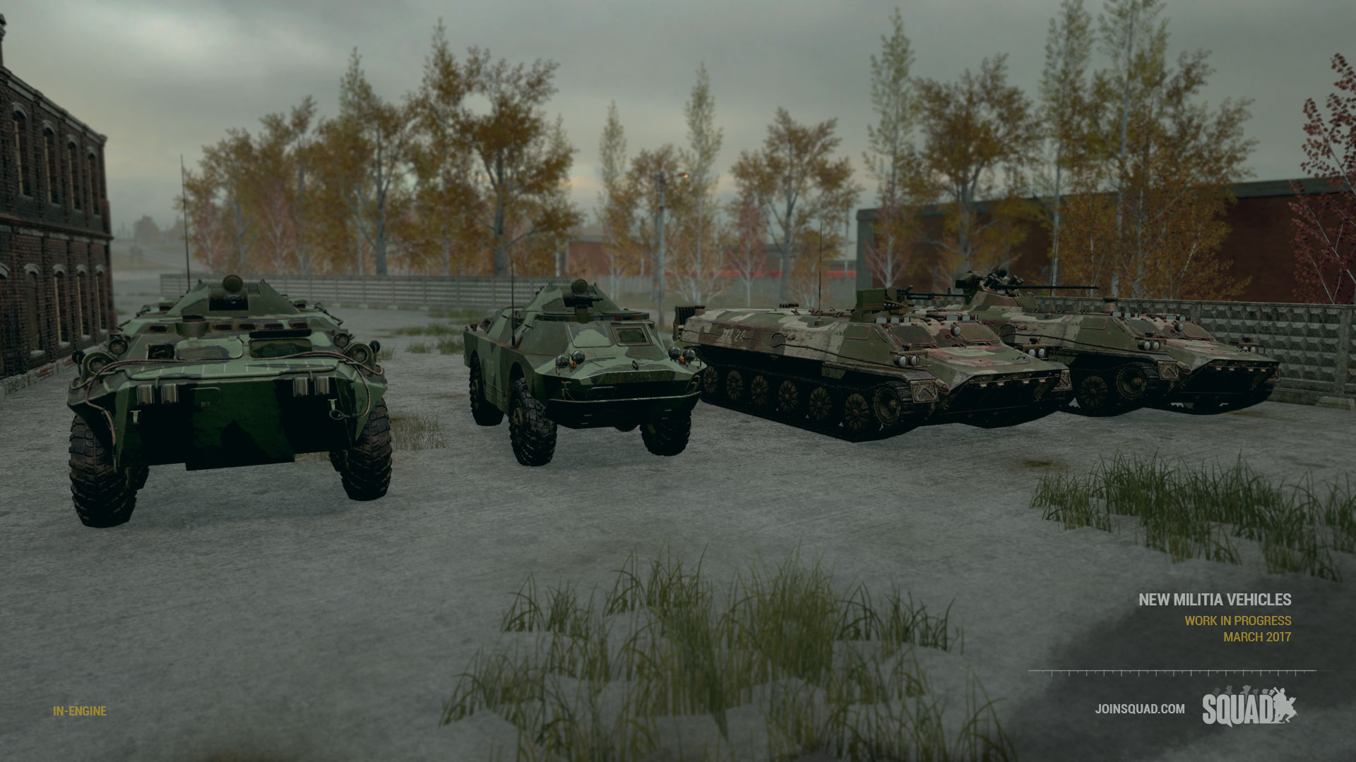 Neue Militia-Fahrzeuge