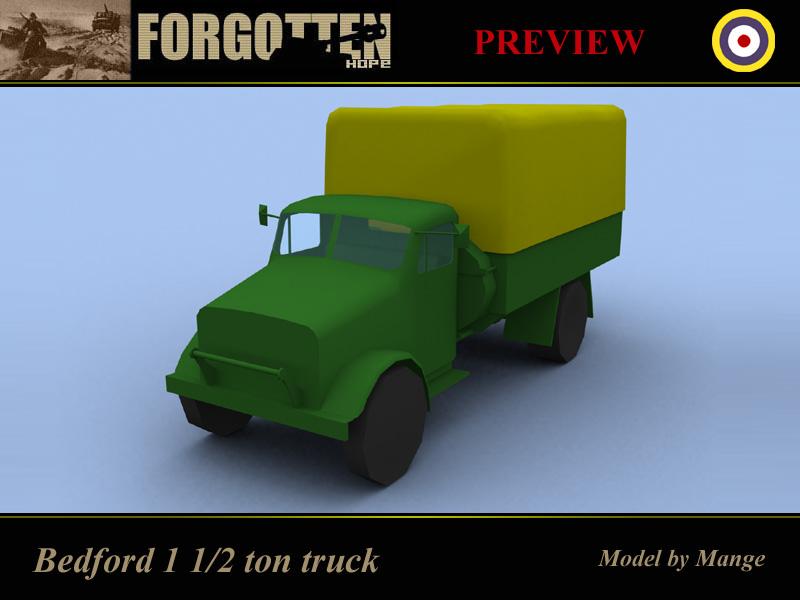Bedford 1 1/2 ton truck