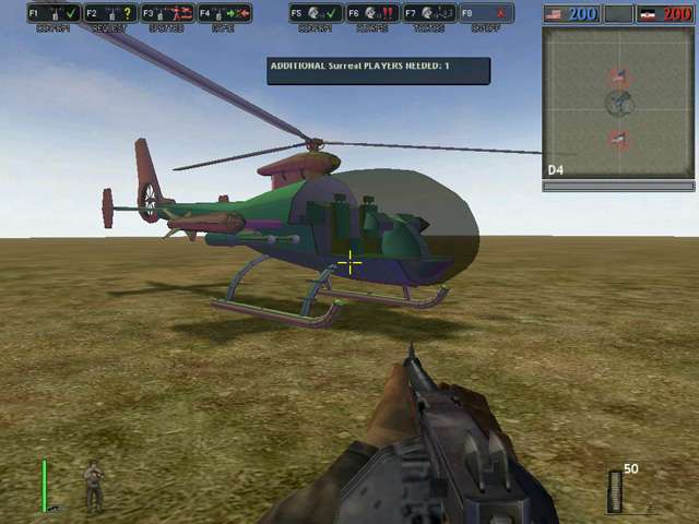 Rebellen Helikopter