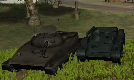 T55 und PT-76