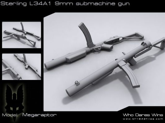 Sterling L34A1 SMG
