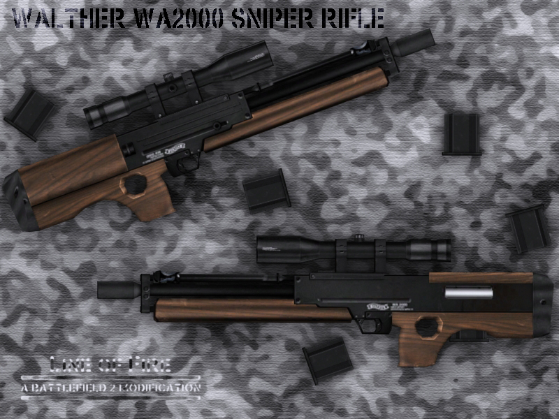 WA2000 Sniper Render