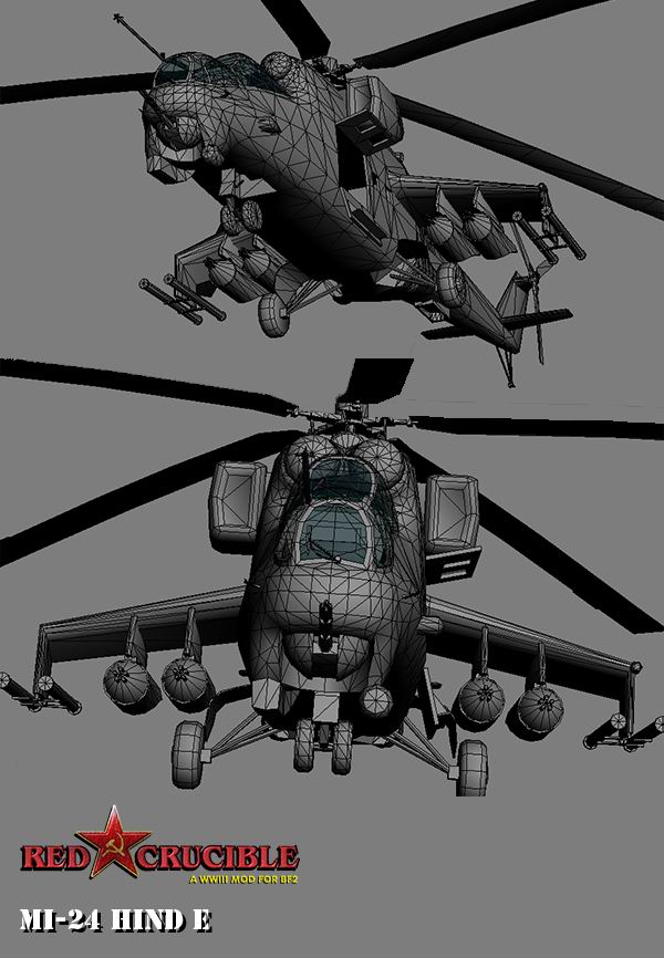 Mi-24 Hind E (WIP)
