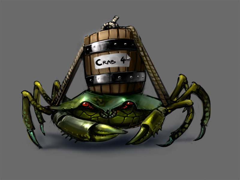 Lustig: Crab 4 - die C4 Krabbe