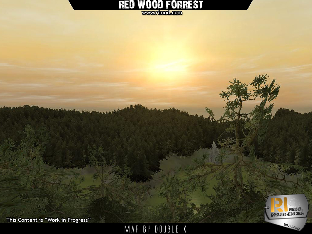Red Wood Forrest Map