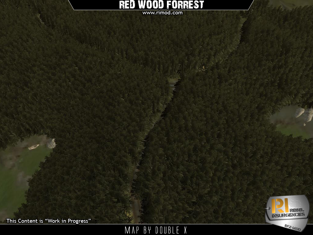 Red Wood Forrest Map