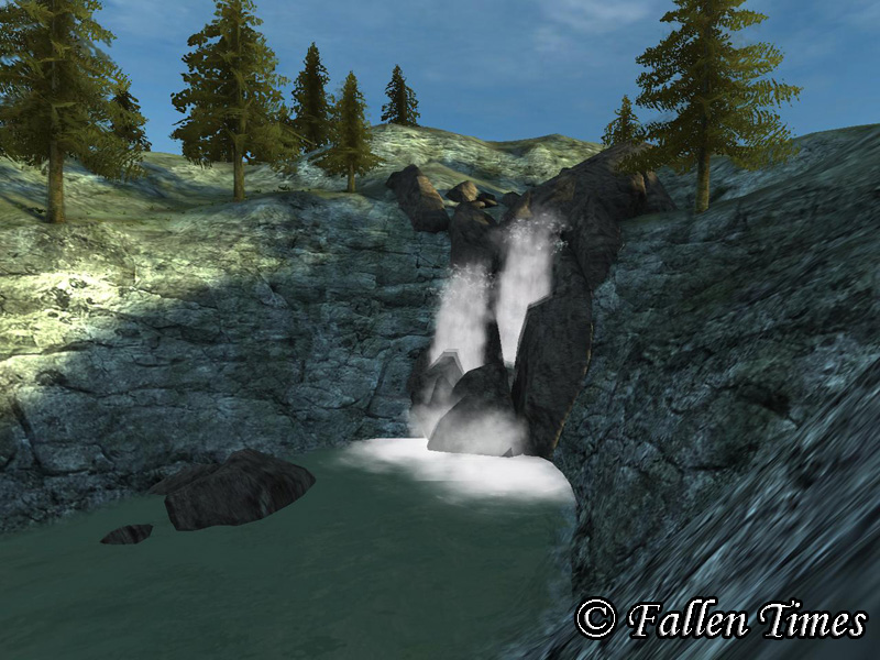 Wasserfall in Fallen Times
