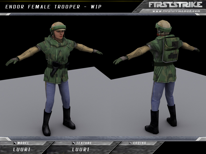 Endor Female Trooper (WIP)