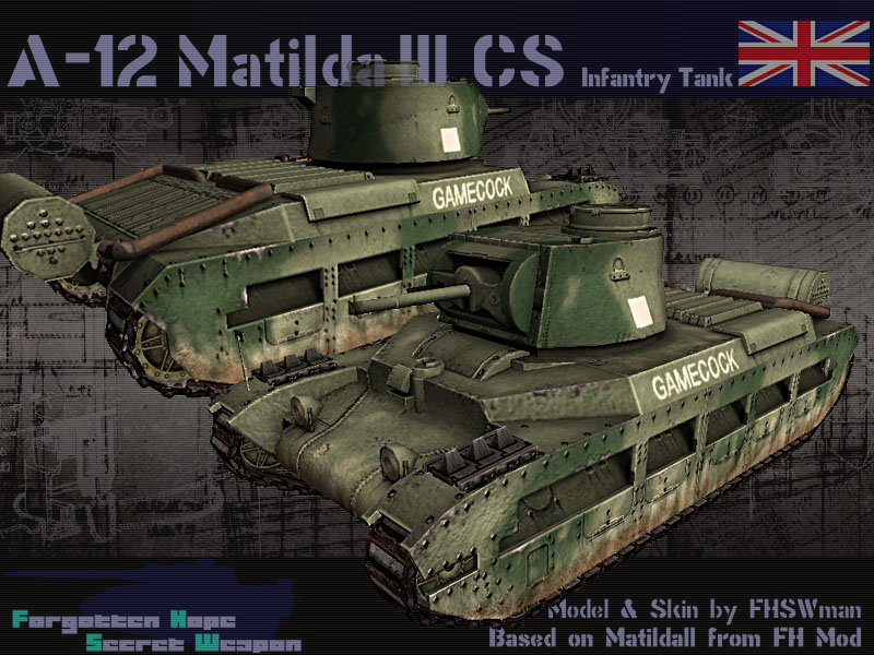 Matilda 3. Tank Infantry Matilda. Matilda Mark v CS. Matilda 6-PDR.