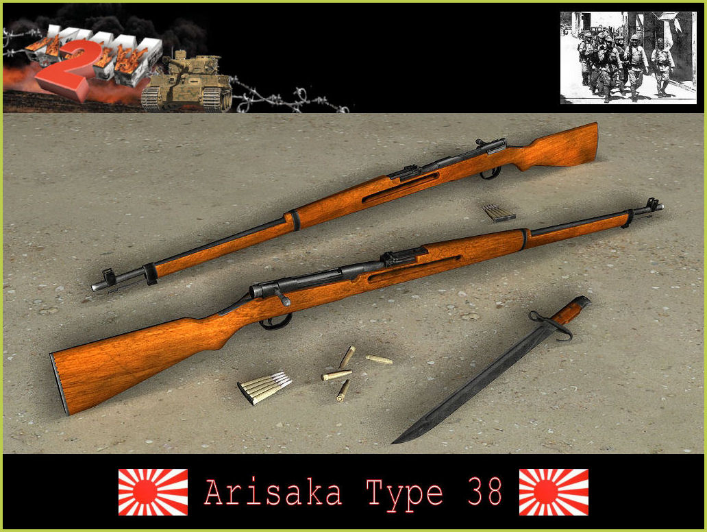 Arisaka Type 38 mit Bayonet
