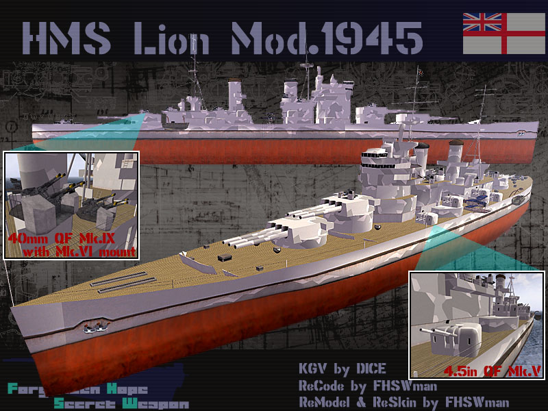 HMS Lion - FHSW-Version