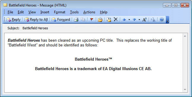 ...zu Battlefield Heroes
