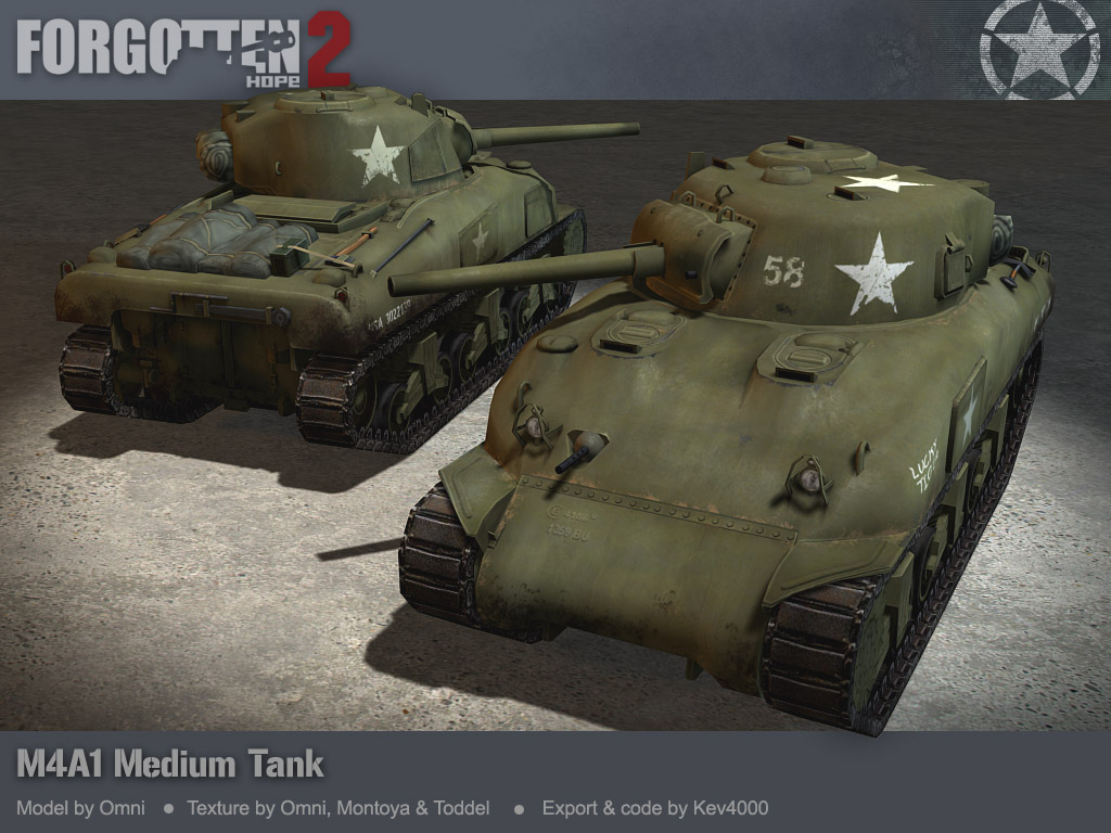 US M4A1 Medium Tank
