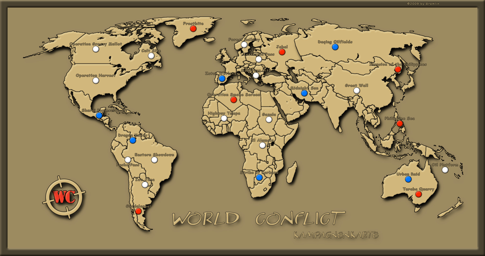 World Conflict Kampagnenkarte