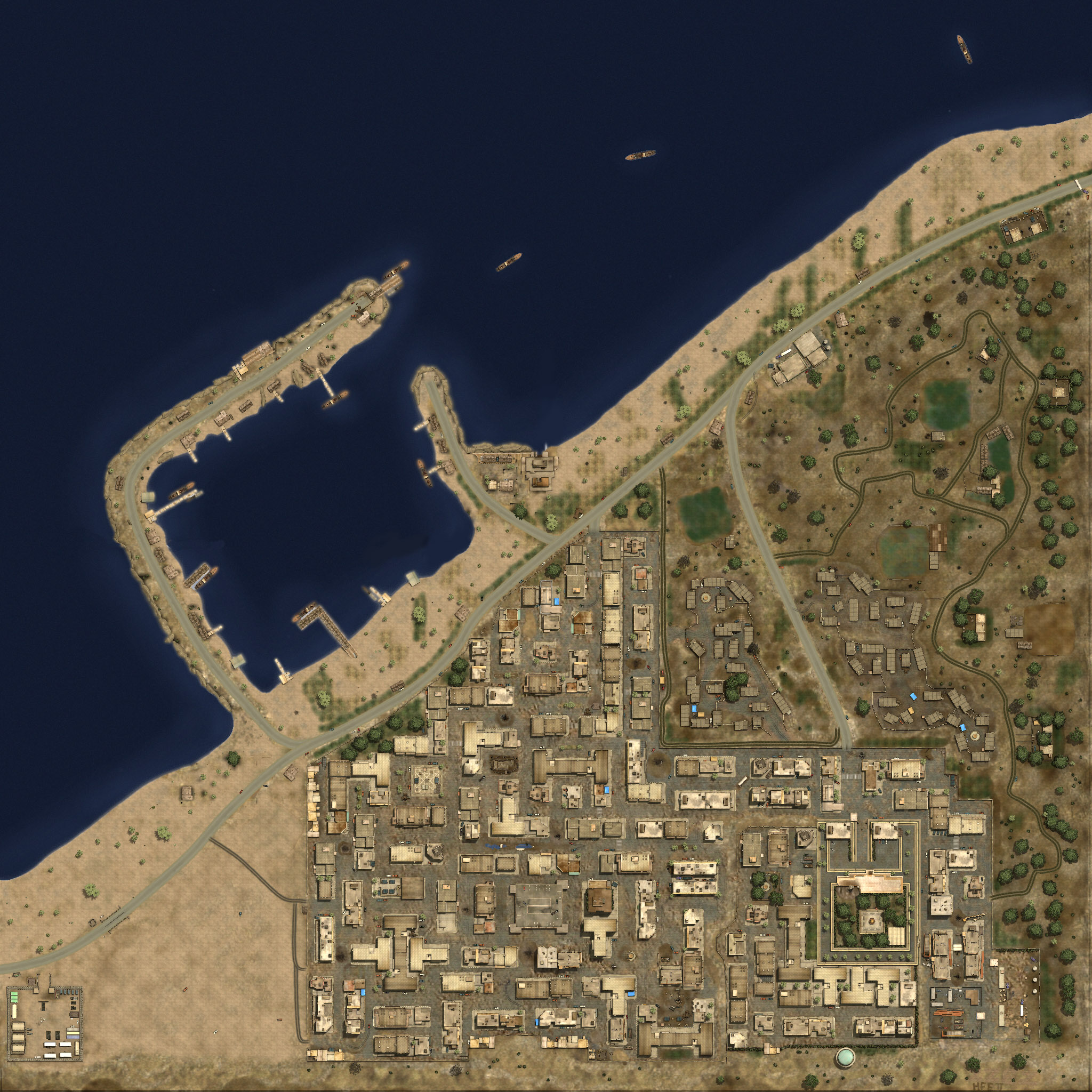 Gaza Beach Minimap