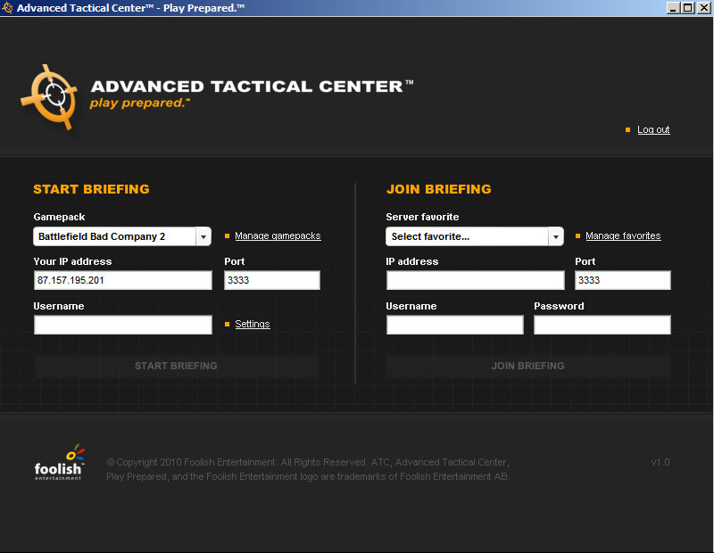 Advanced Tactical Center