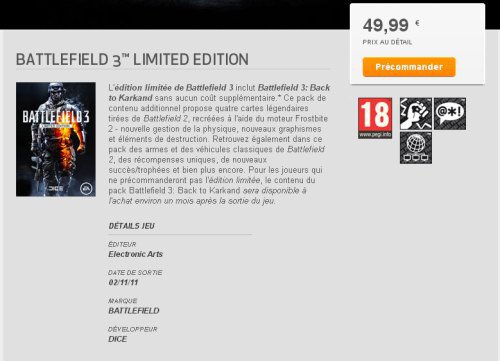 Mögliches Battlefield 3 Release-Datum