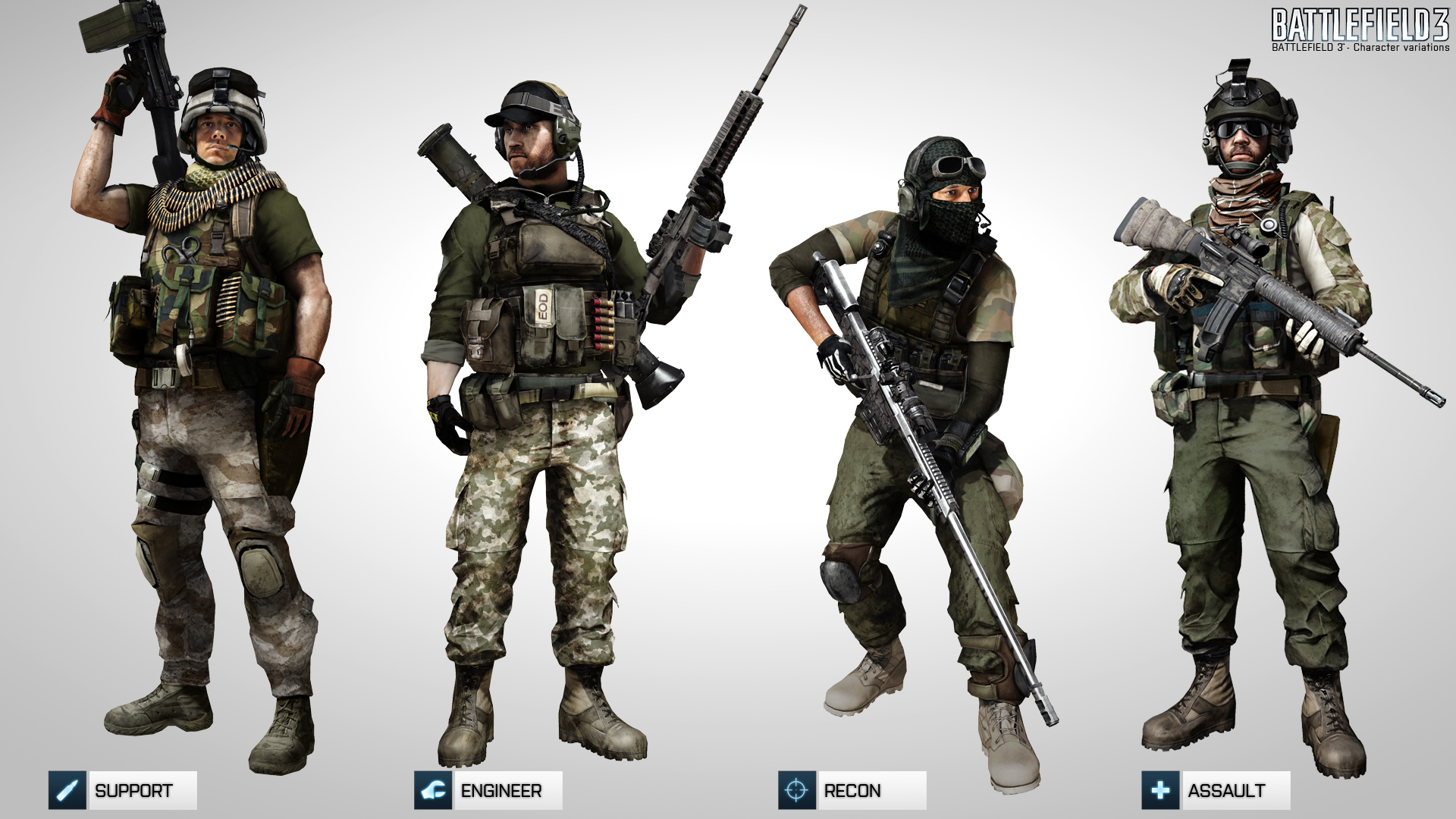 Battlefield 3 SPECTACT Kits