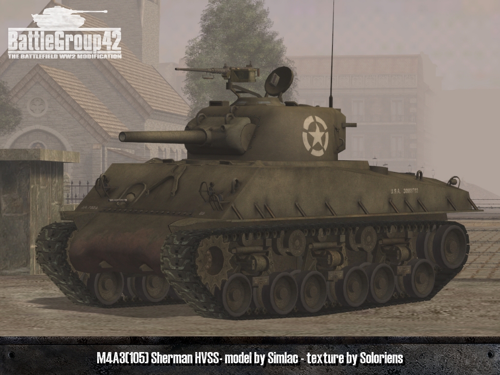 M4A3 (105mm) Sherman HVSS
