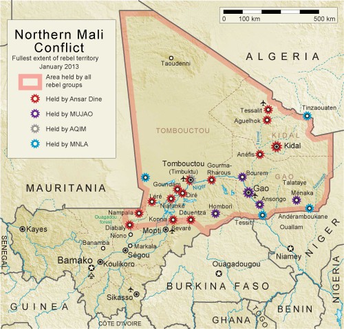 Szenario in Mali